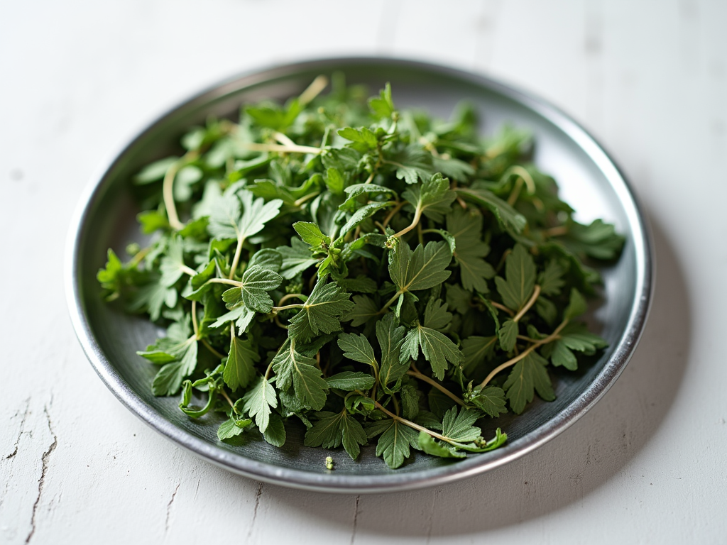 Dried oregano leaves and flakes